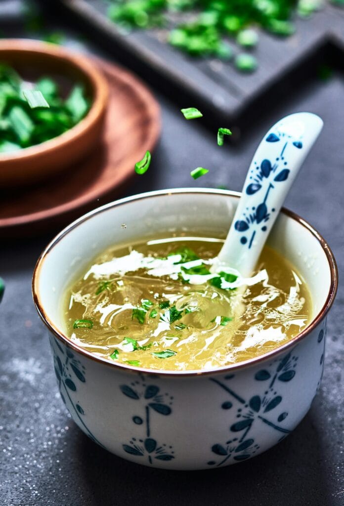no-noodle chicken soup
