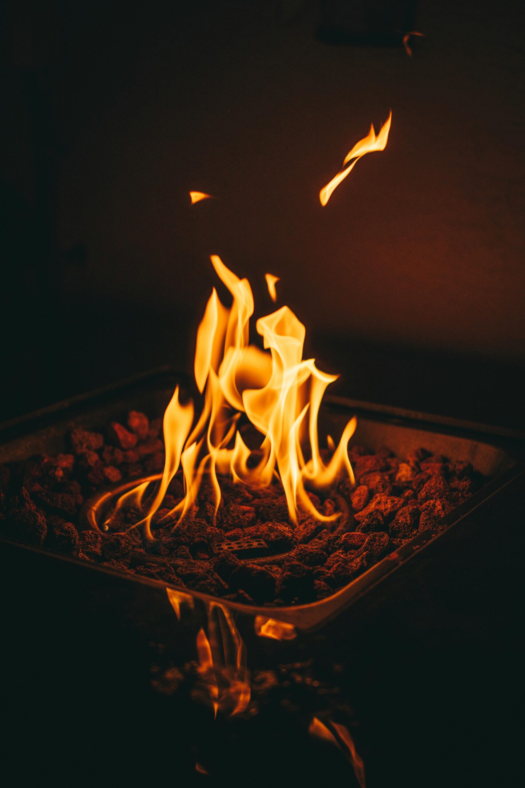 small fire