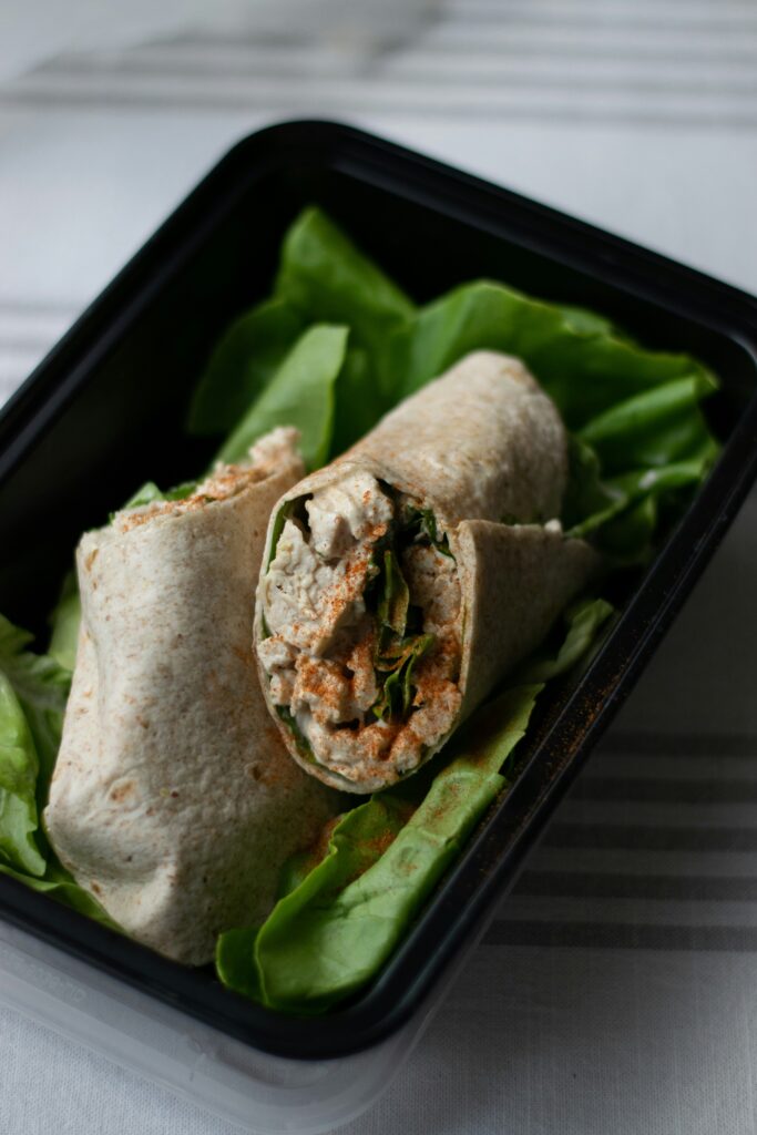 chicken caesar wrap