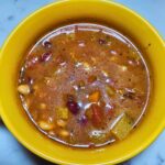 slow cooker pasta-less minestrone soup